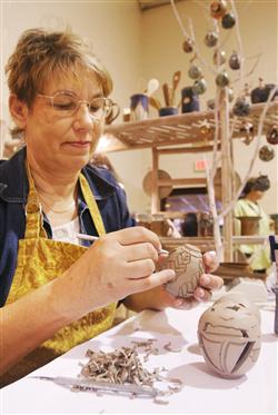 Bringing together craftsmen from throughout the Albemarle, the Albemarle Craftsman's Fair is held each October in Elizabeth City, N.C. (Justin Falls Photo)